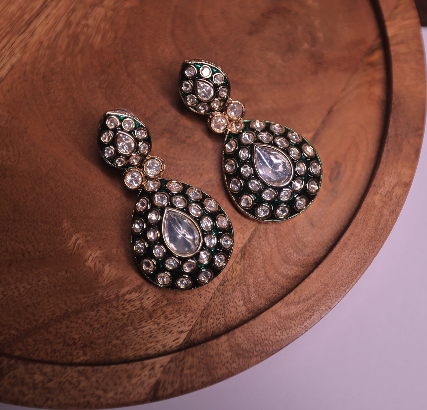 Adaa Polki Earrings
