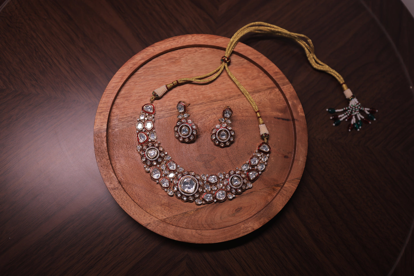Aranya Polki Necklace Set