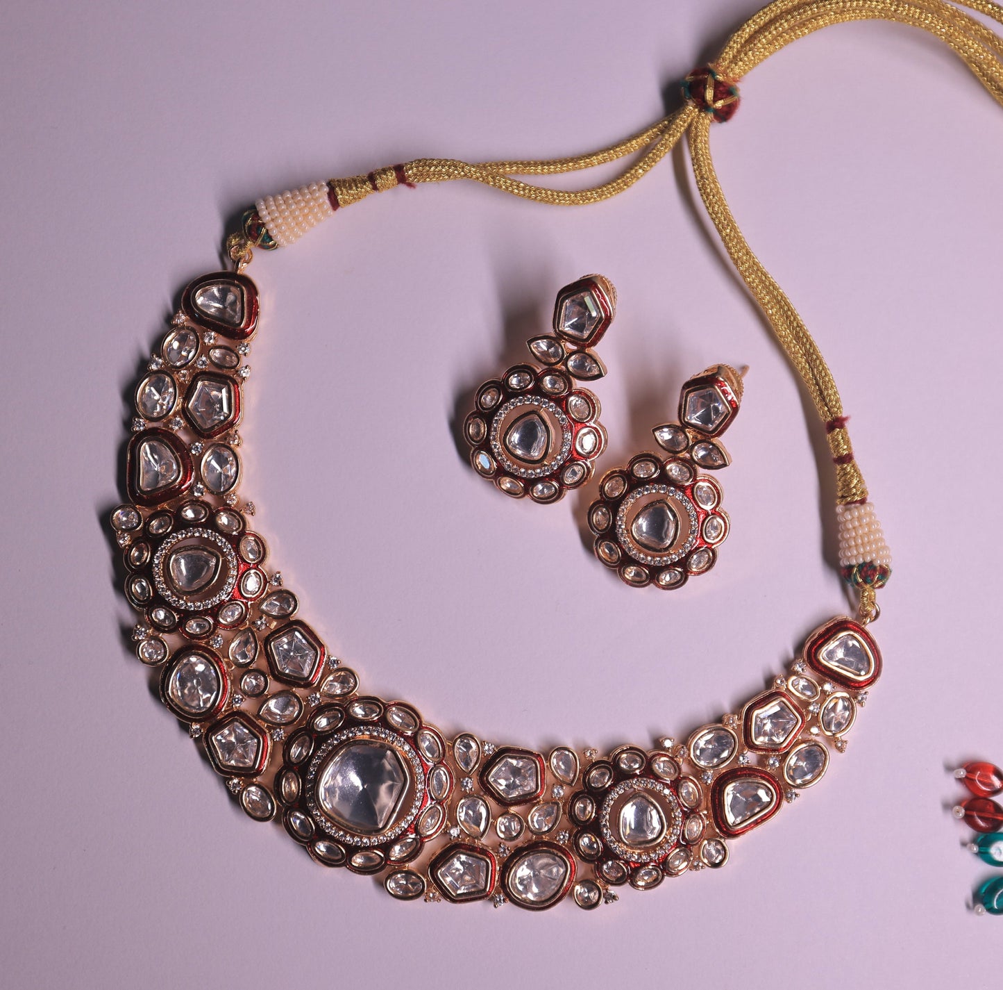 Aranya Polki Necklace Set