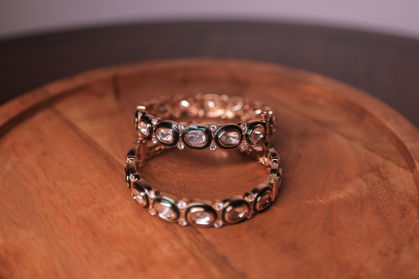 Aria Kundan Bangles - Size 2/4