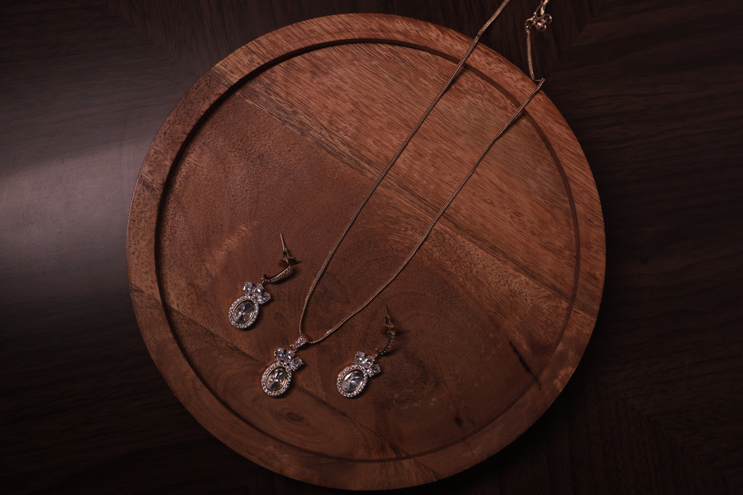 Asmi Polki Pendant set