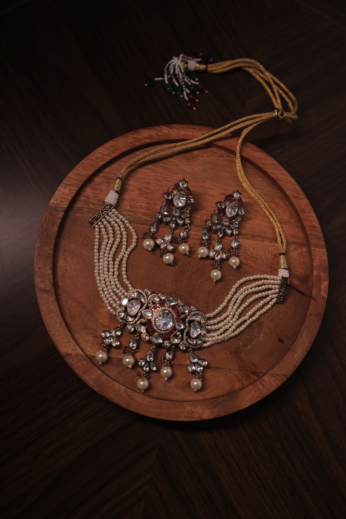 Ayaat Polki Ruby Choker Set