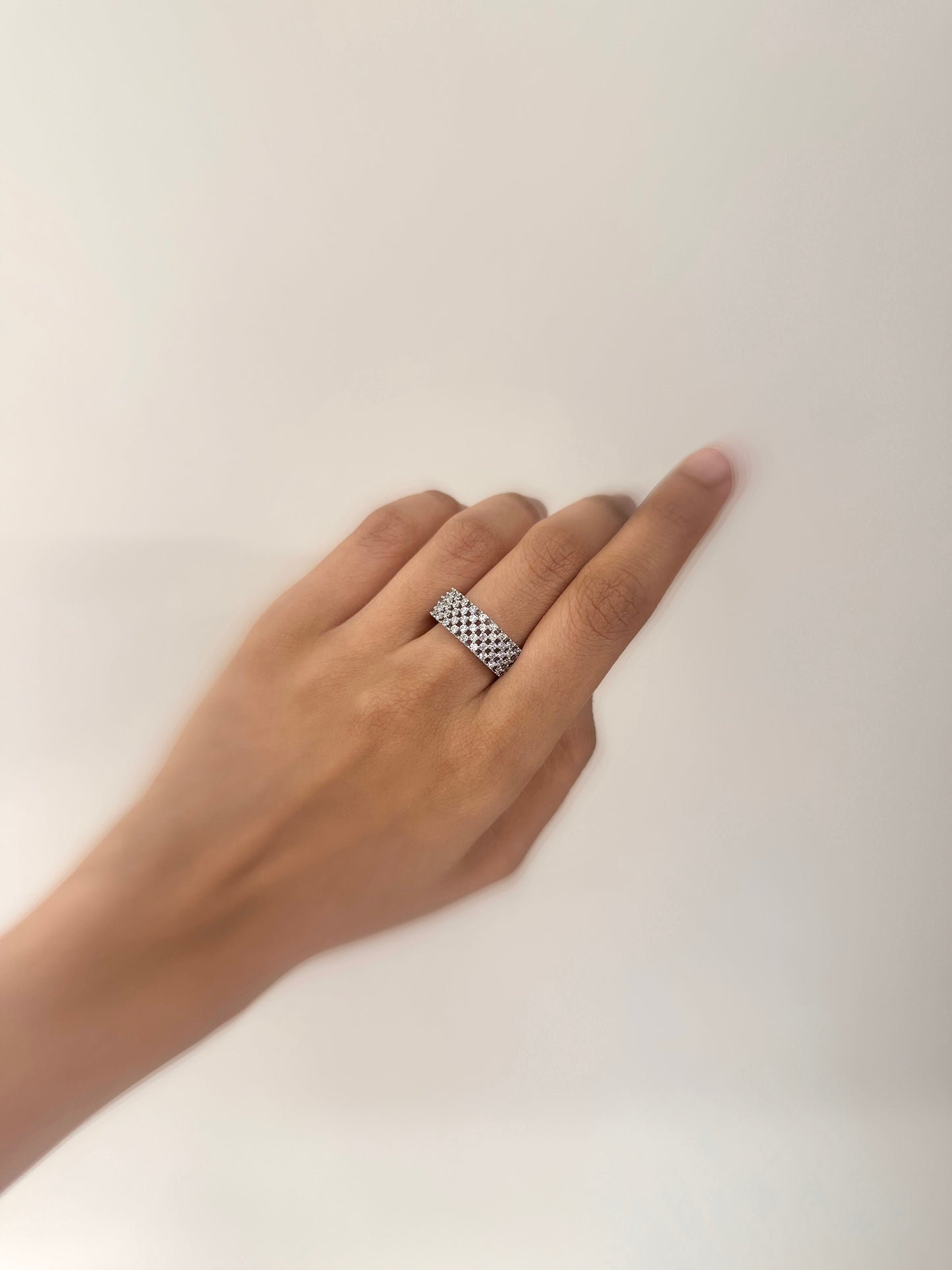 Celeste Diamond Adjustable Ring