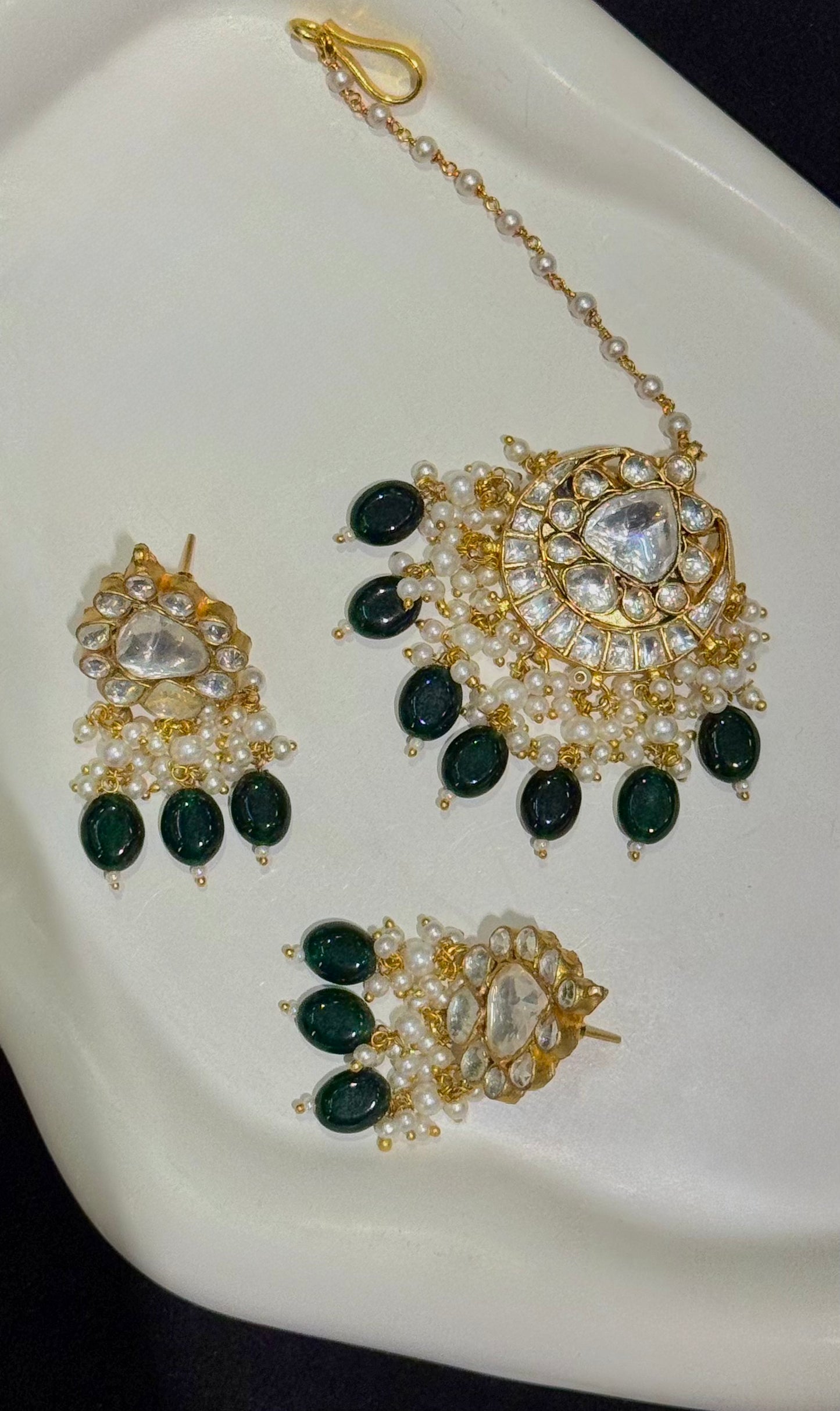 Devika Emerald Choker Set