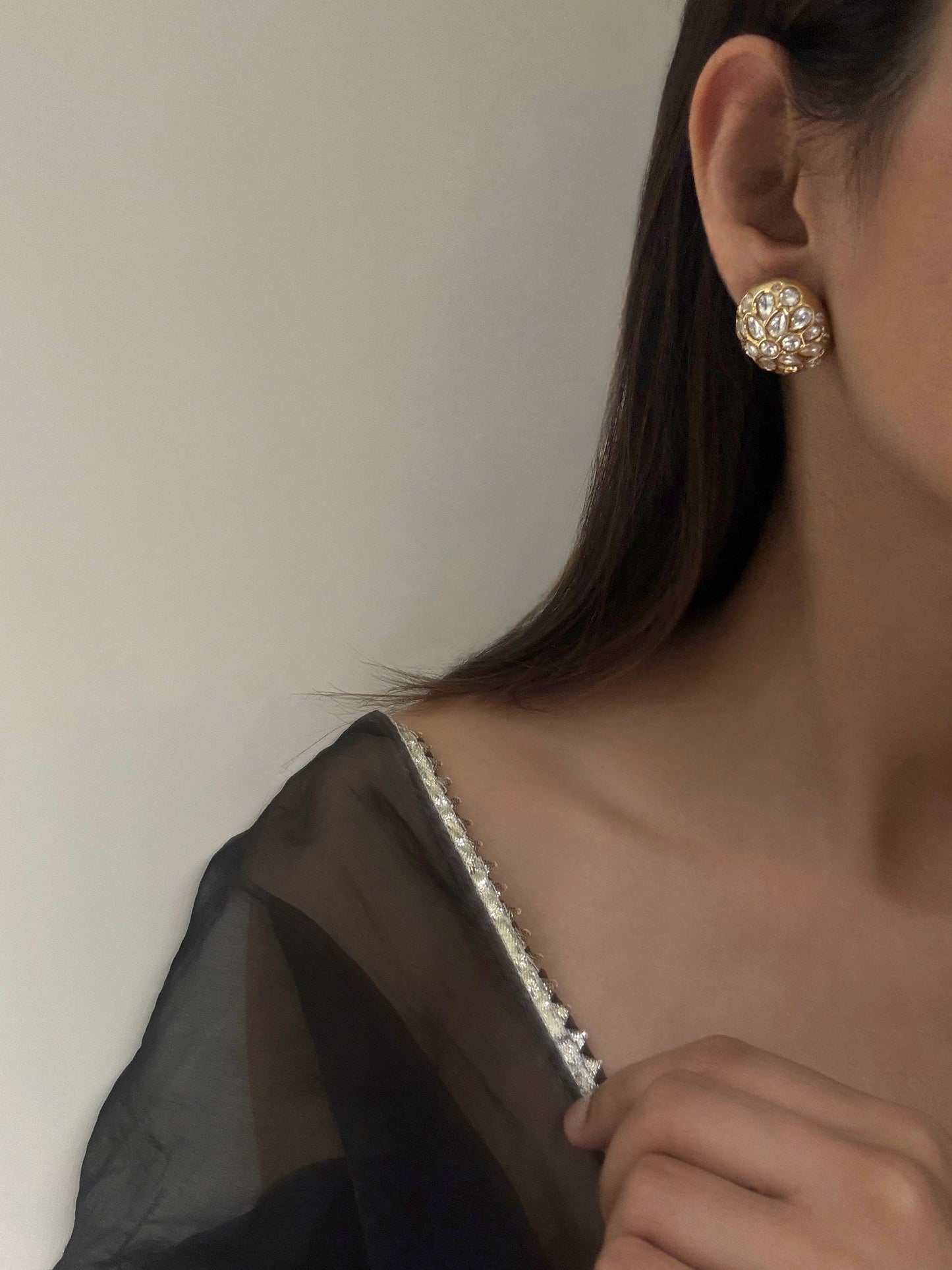 Gulzaar Polki Studs