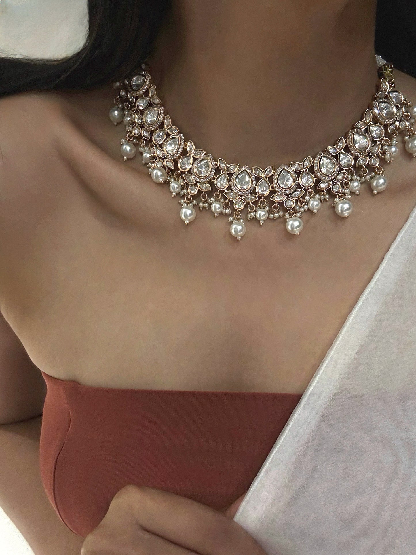 Hoor Kundan Necklace Set