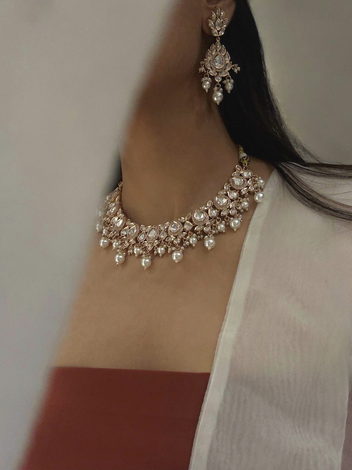 Hoor Kundan Necklace Set