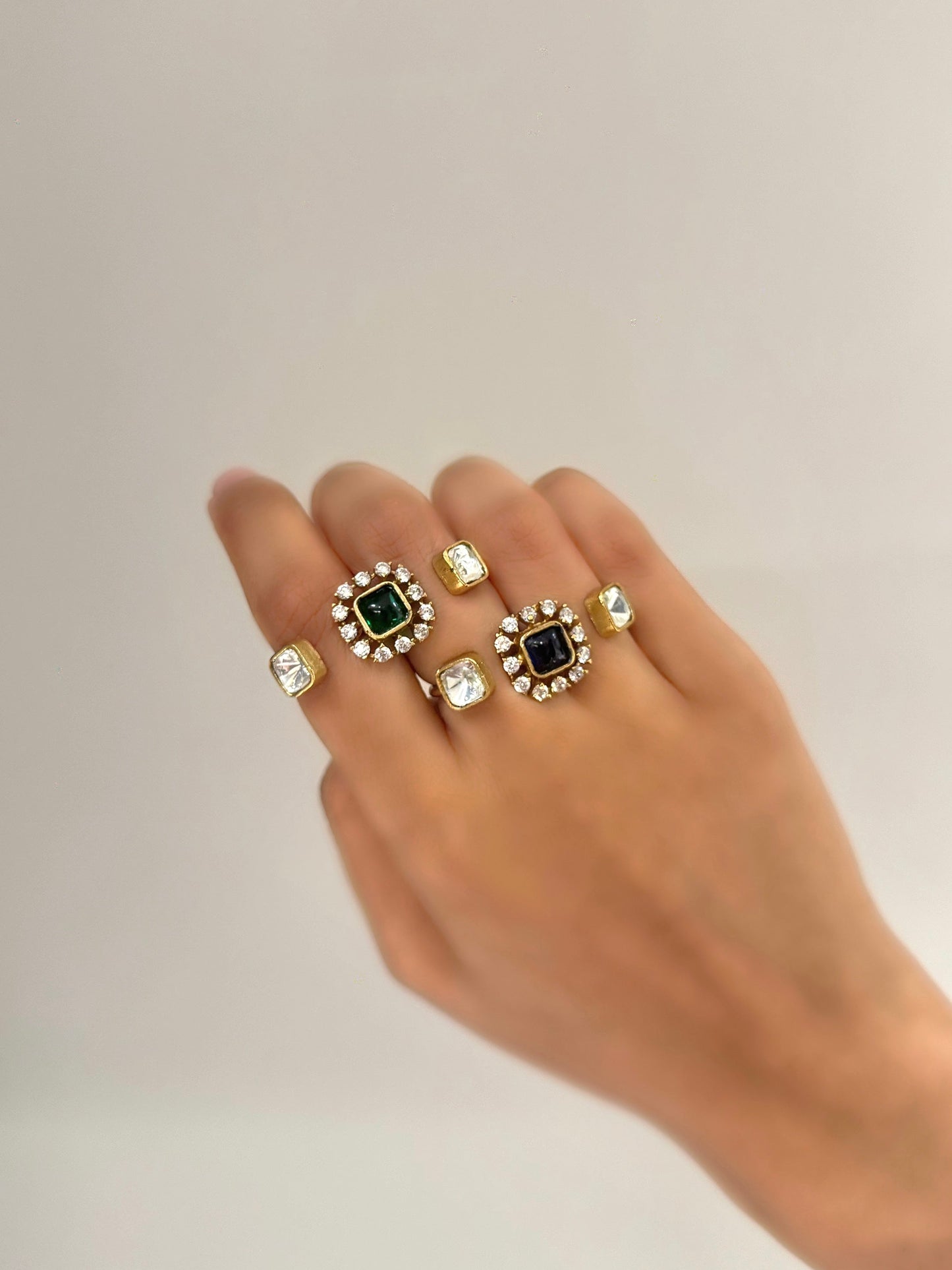 Kusum Sapphire Adjustable Ring