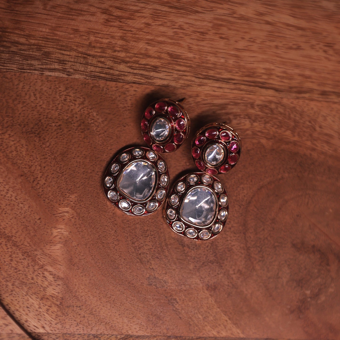 Leia Polki Earrings