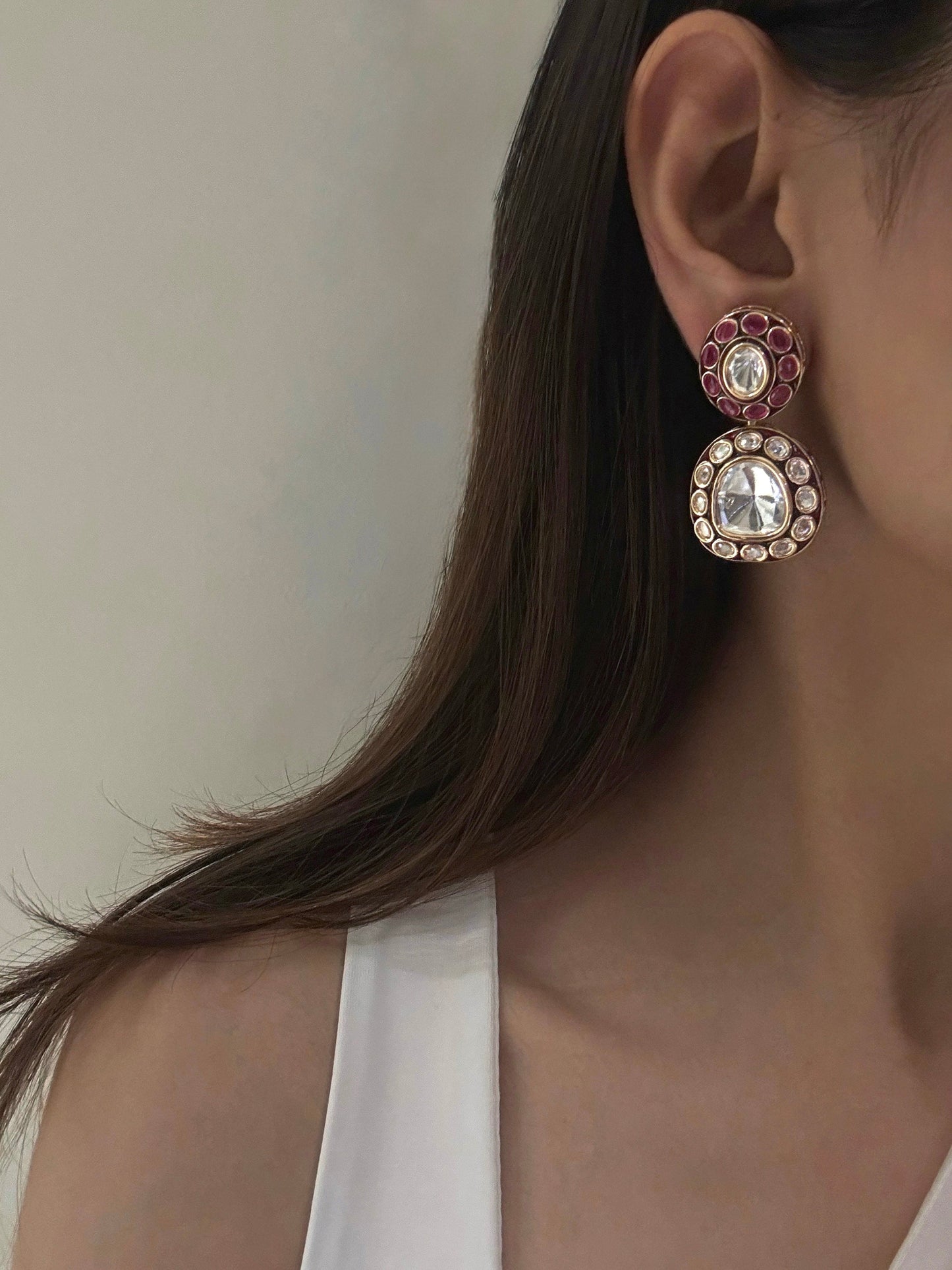 Leia Polki Earrings