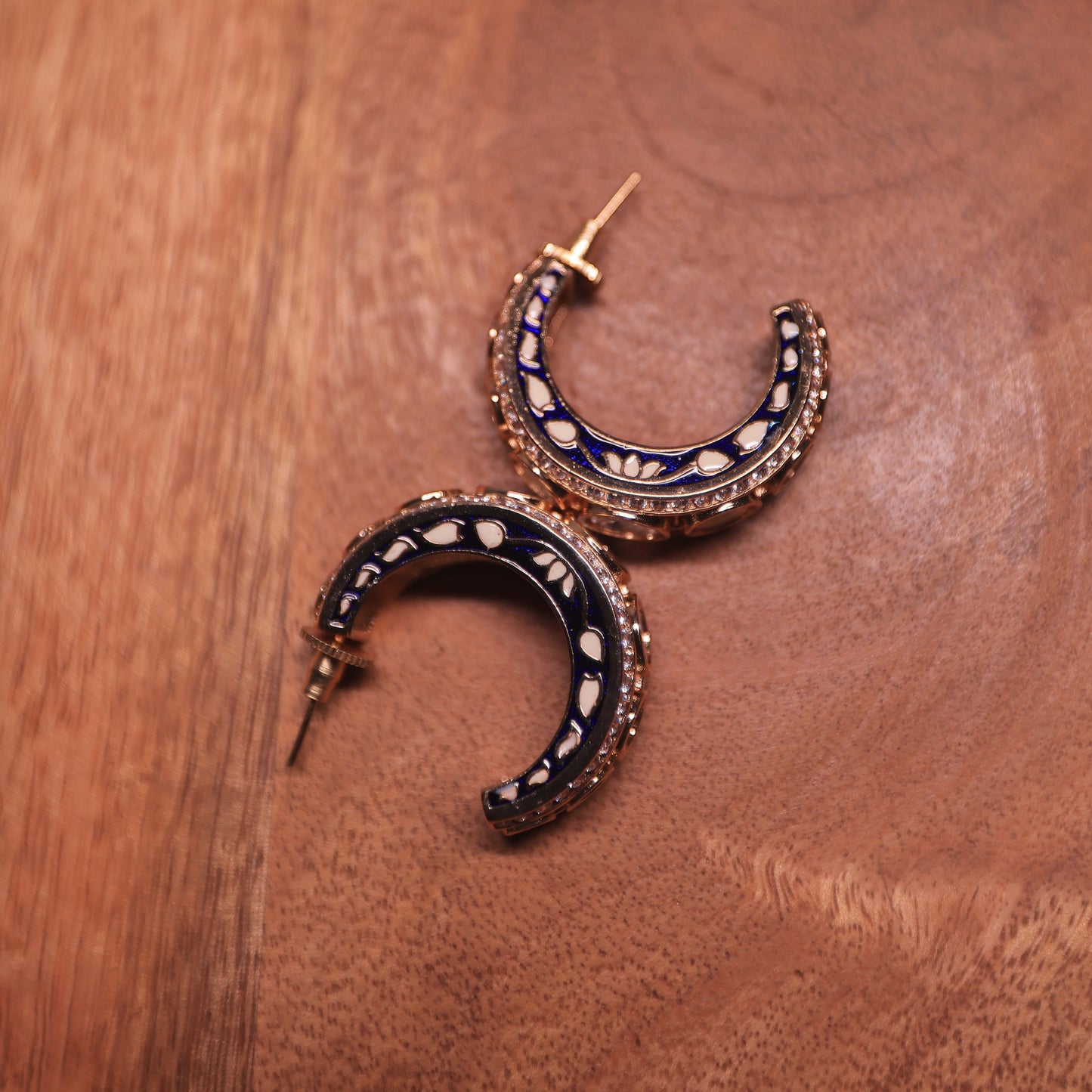 Meher Sapphire Polki Earrings