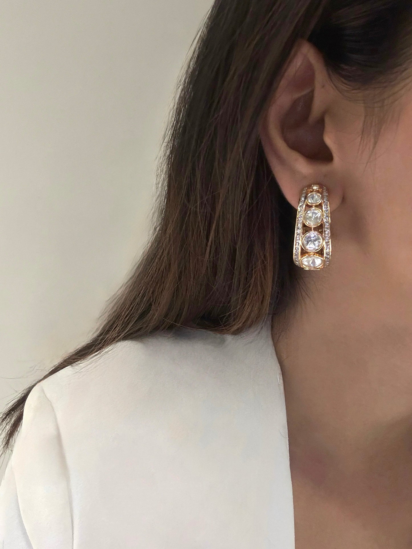 Meher Ruby Polki Earrings