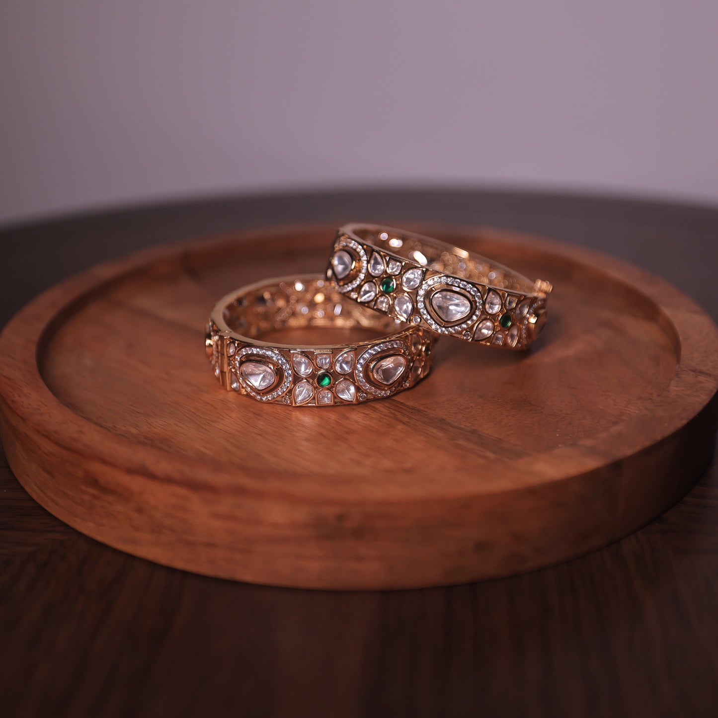 Navya Polki Bangles - Size 2/6