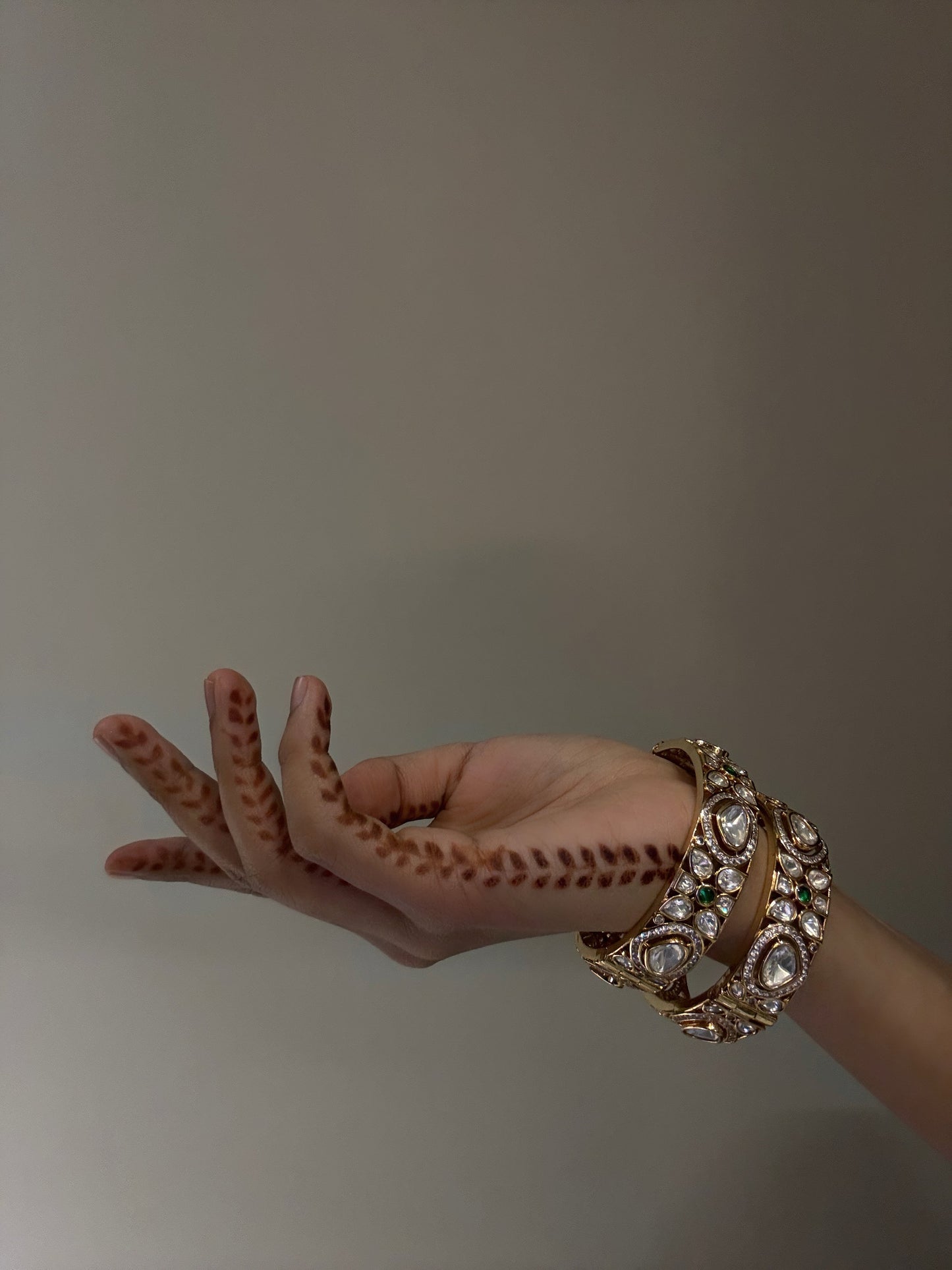Navya Polki Bangles - Size 2/4