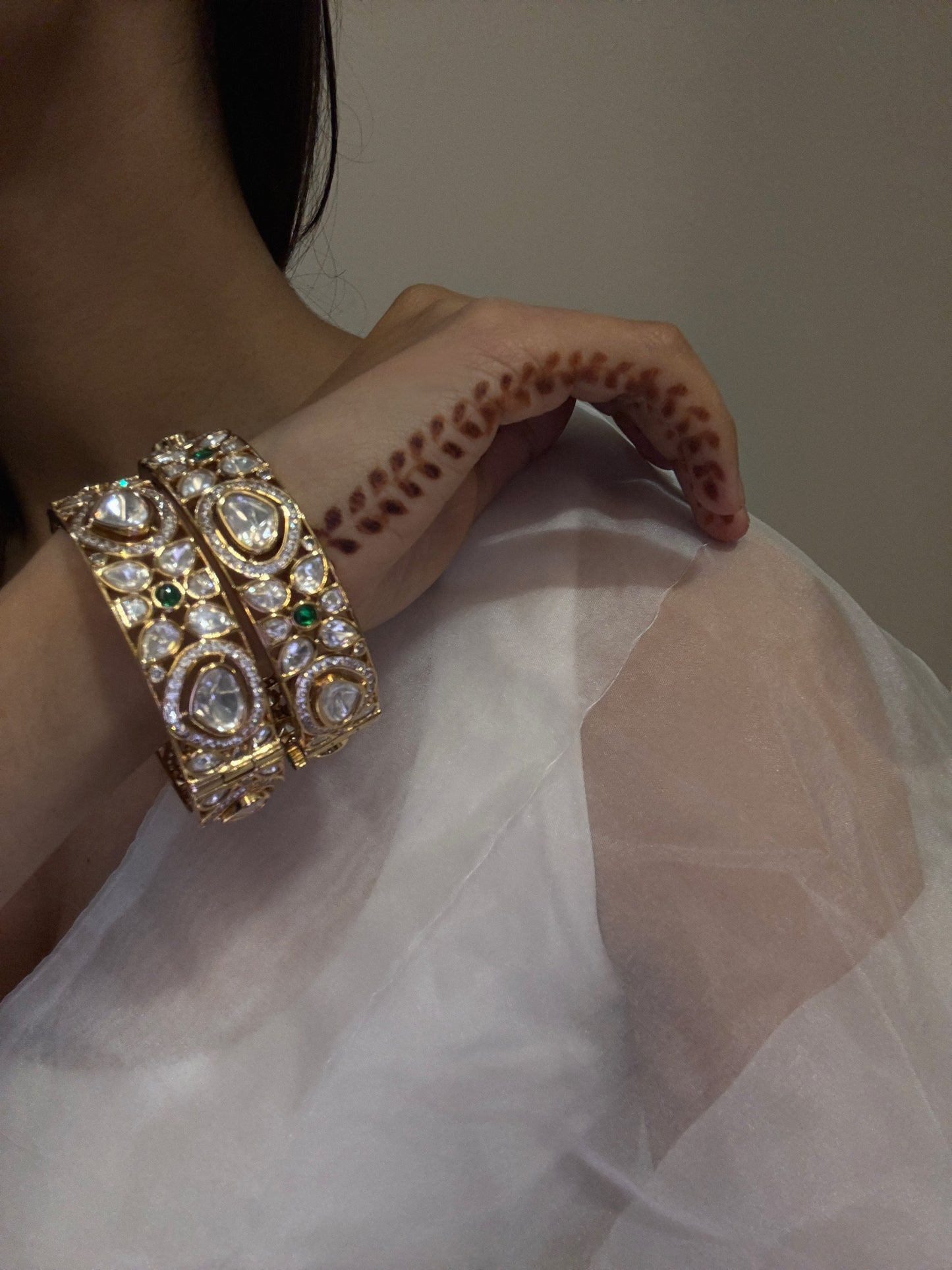 Navya Polki Bangles - Size 2/4