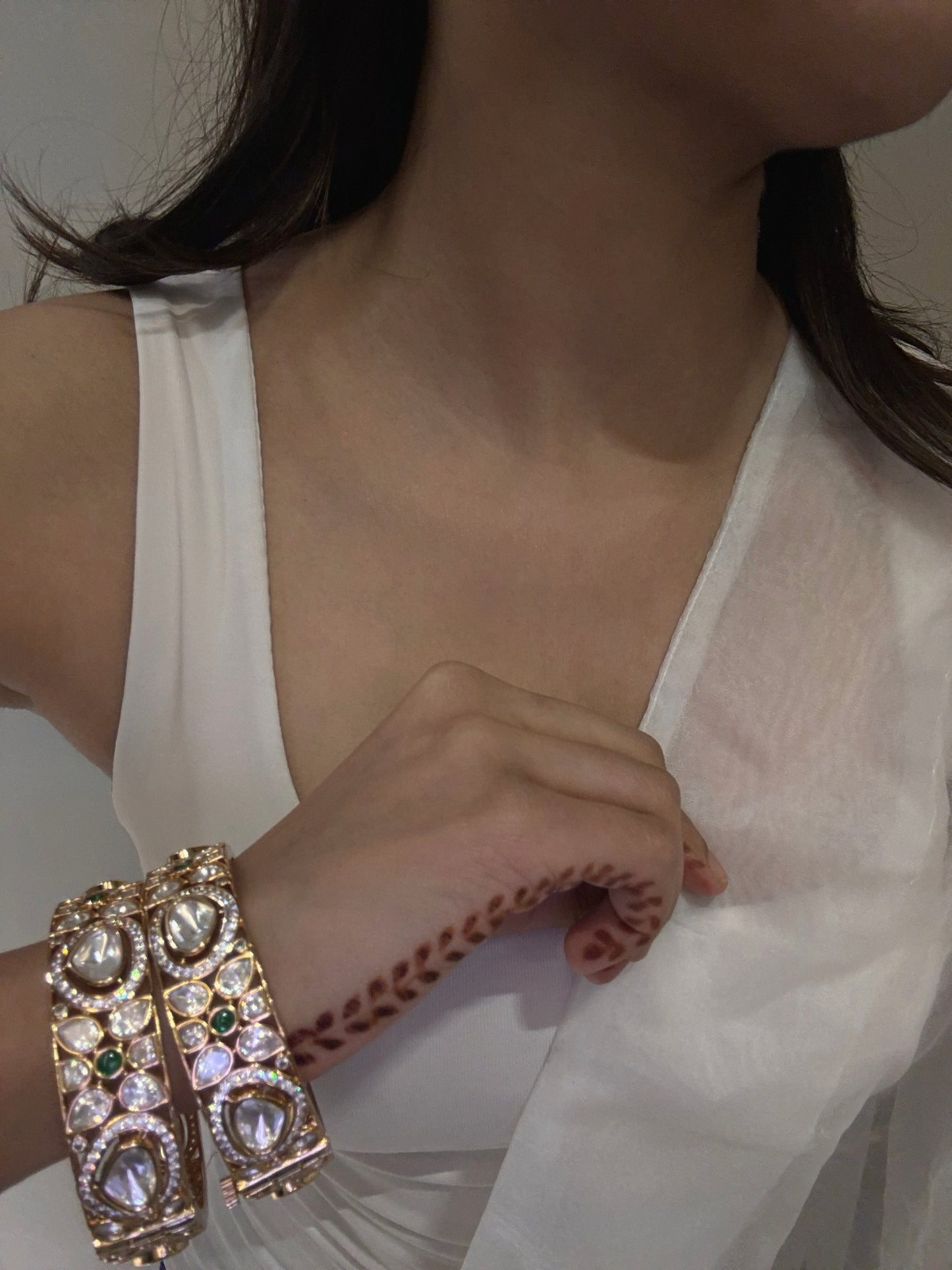 Navya Polki Bangles - Size 2/4