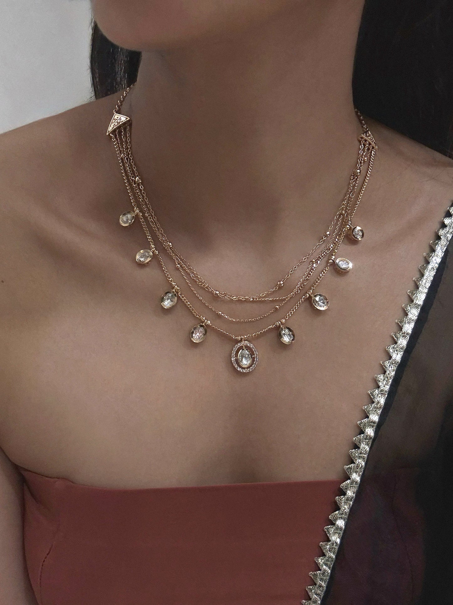 Rehemat Kundan Pendant Set