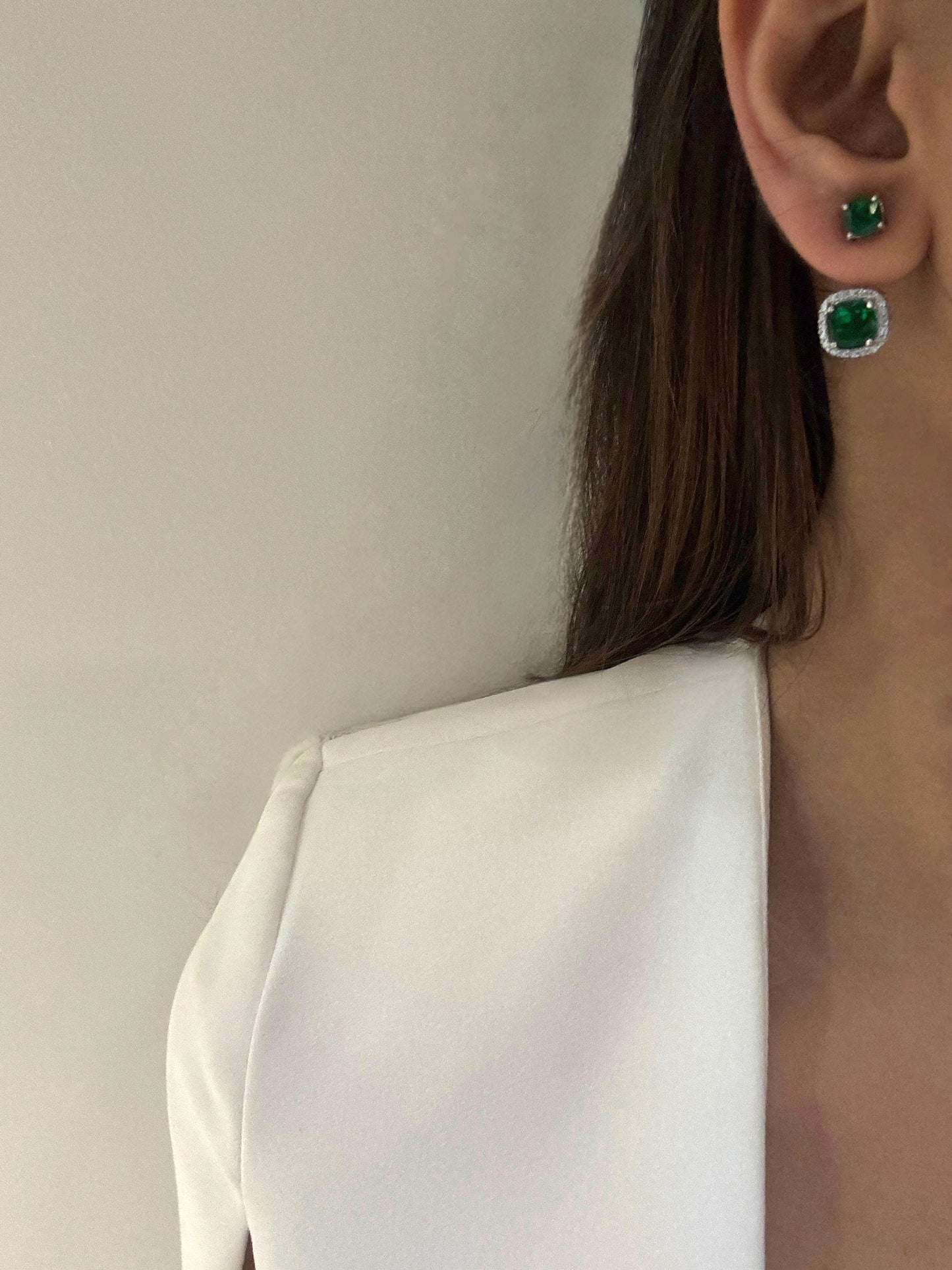 Remi Emerald Diamond Earrings