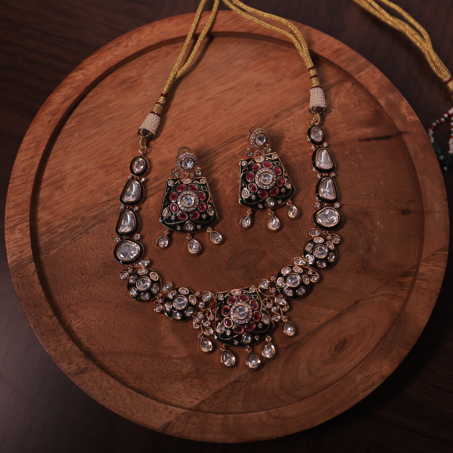 Roohi Polki Necklace Set