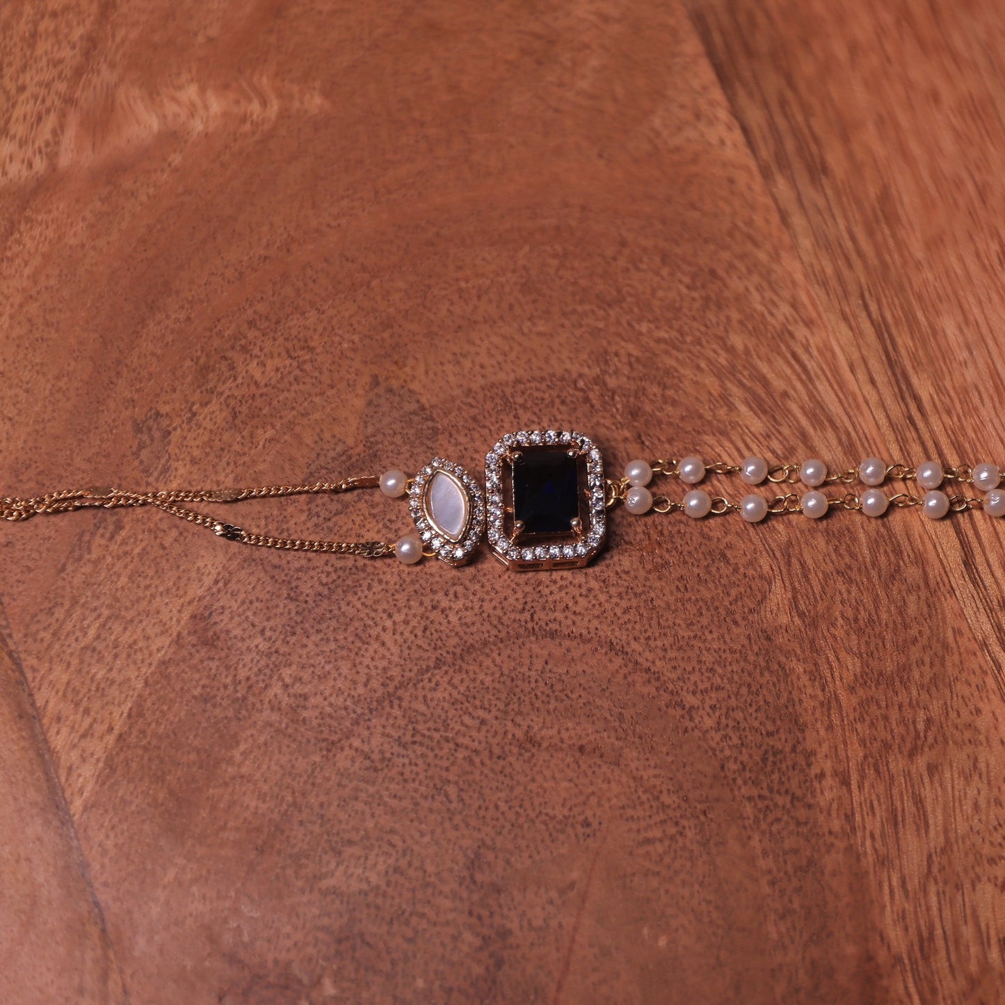 Ruhani Sapphire Diamond Bracelet