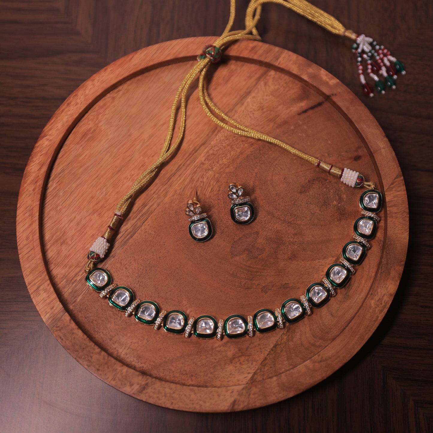 Vihana Polki Necklace Set