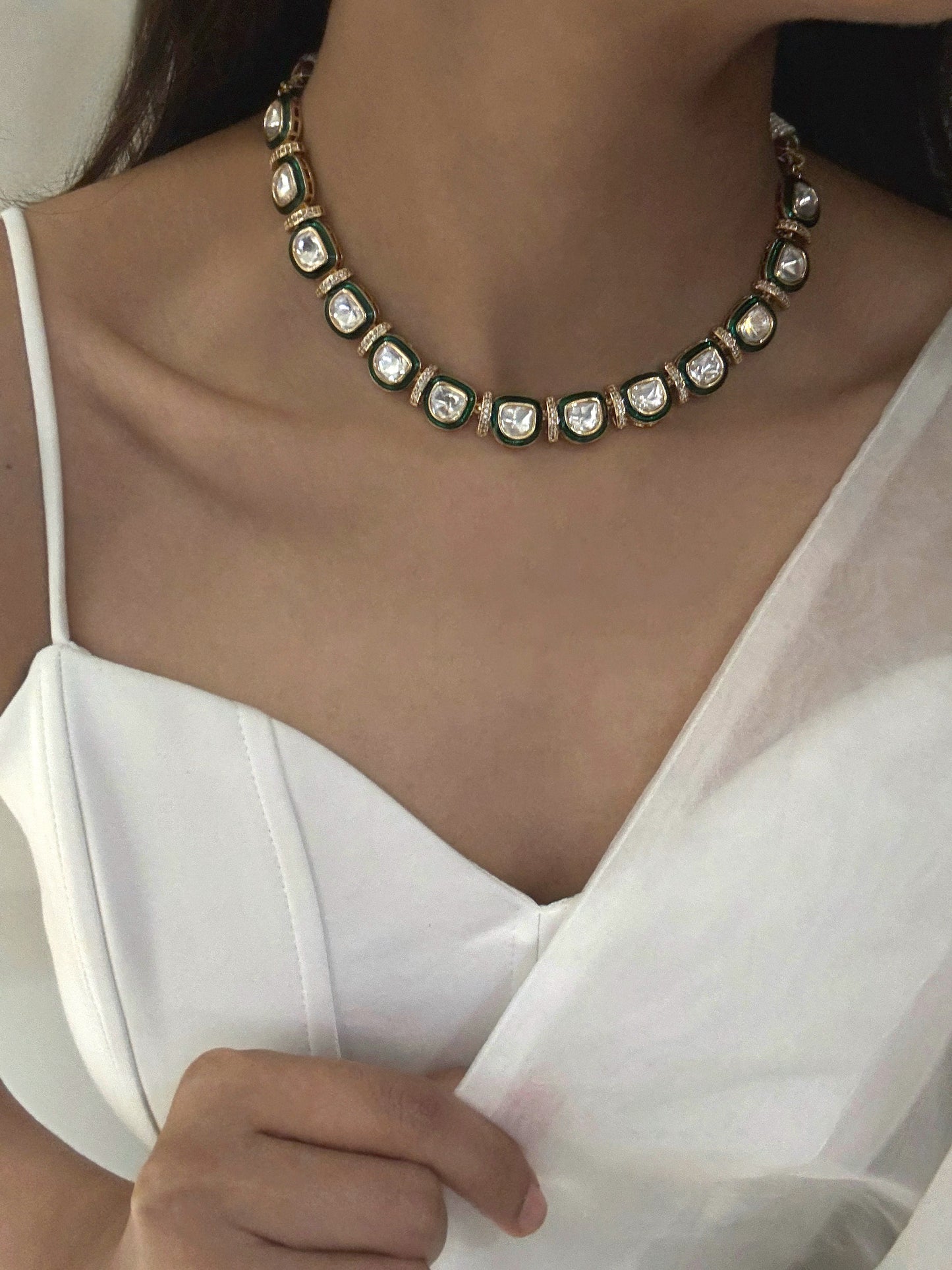 Vihana Polki Necklace Set