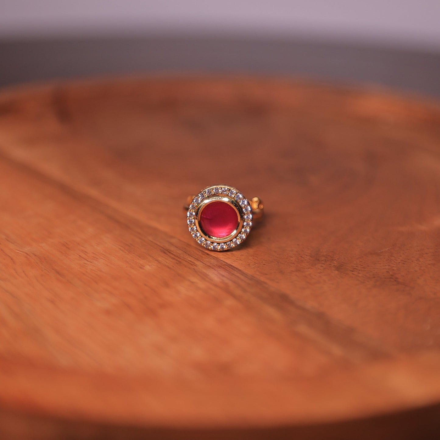Yutika Adjustable Ruby Ring