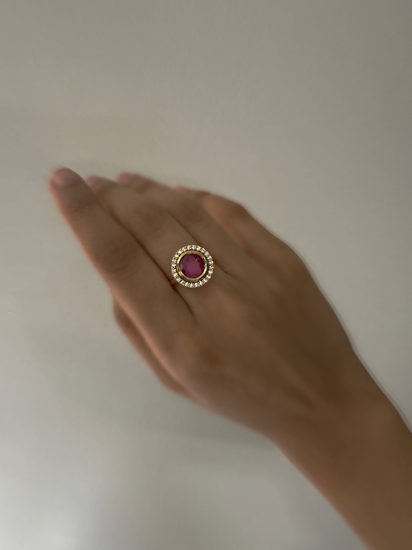 Yutika Adjustable Ruby Ring