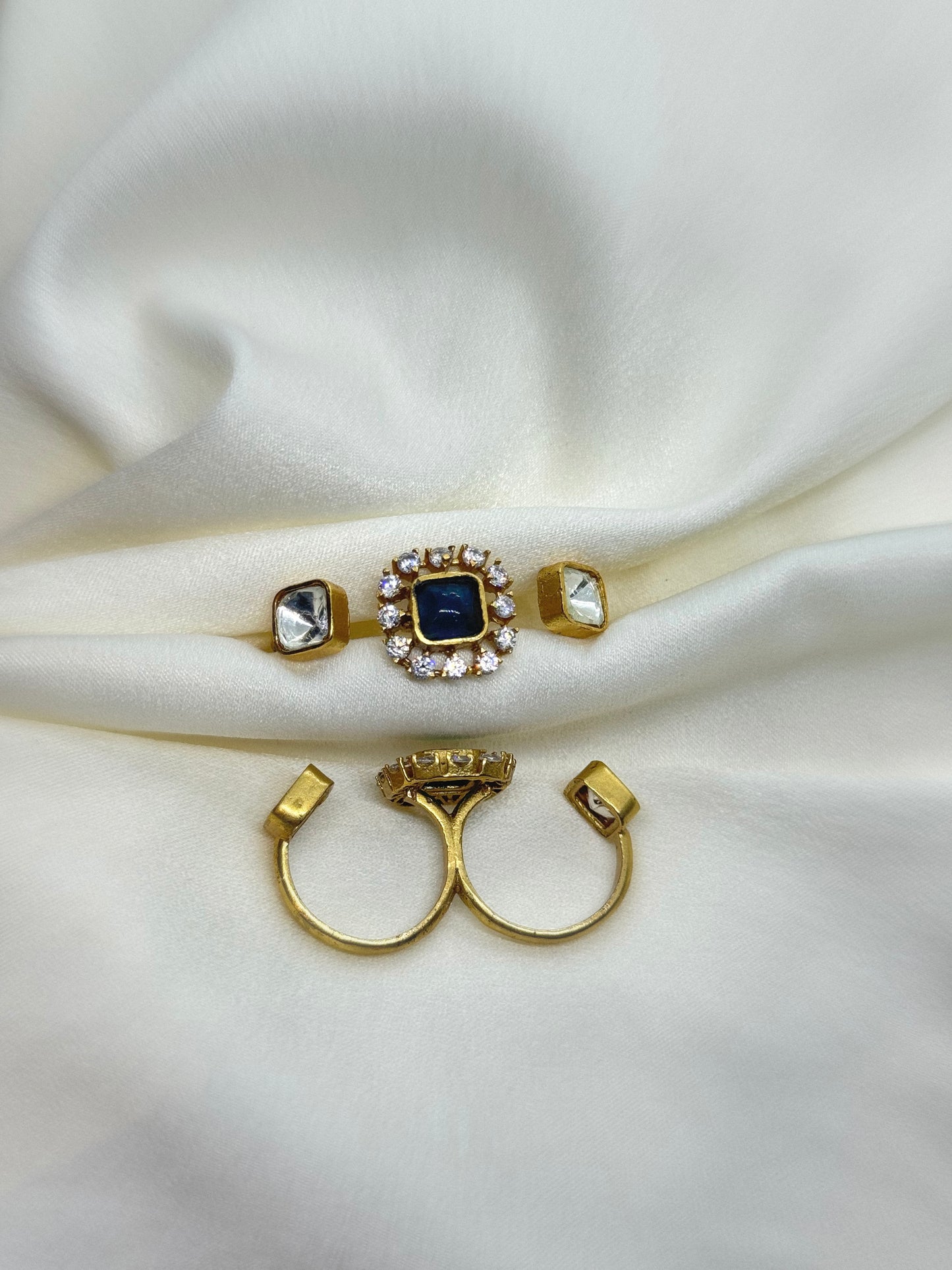 Kusum Sapphire Adjustable Ring