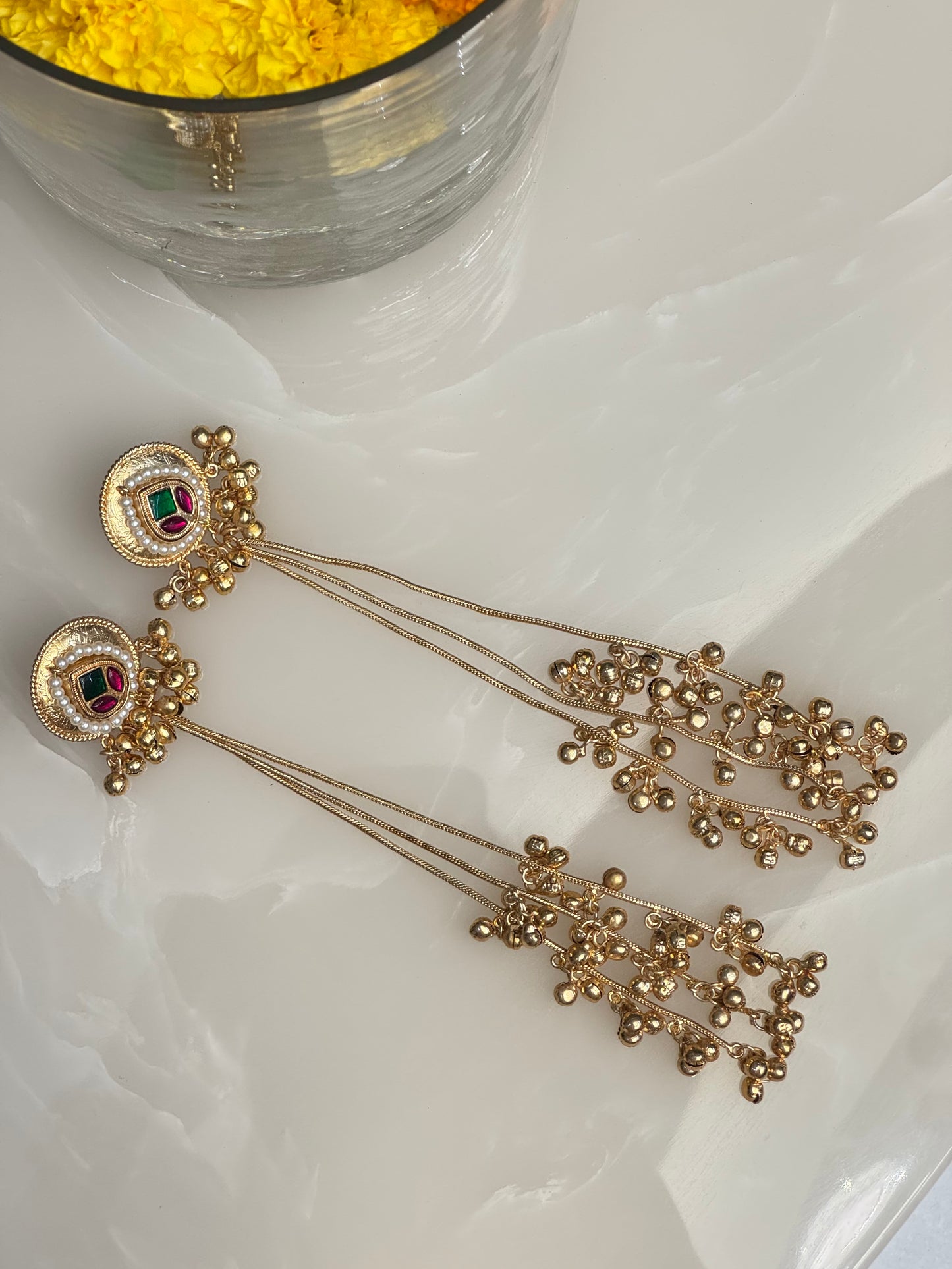 Rajasi Gold Earrings