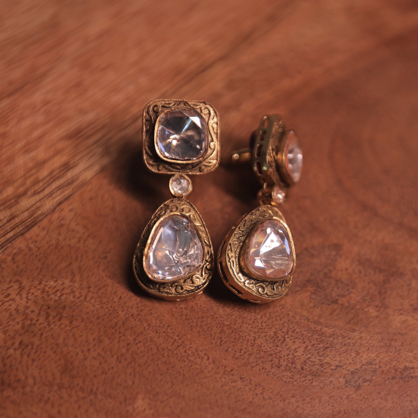 Vaanya Polki Earrings