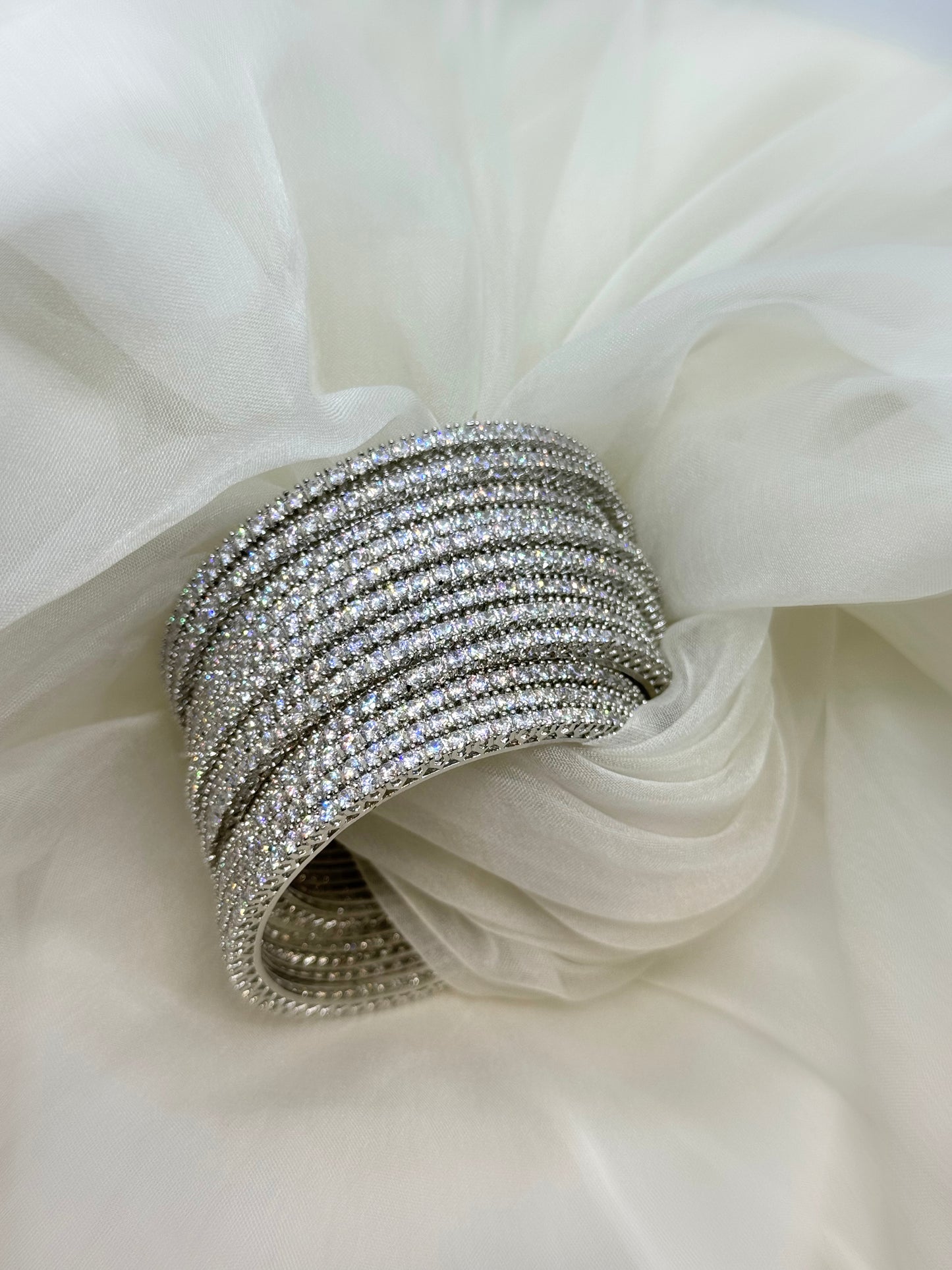 Vamika Diamond Bangles (set of 4)- Size 2/6