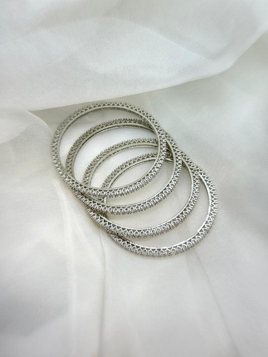 Vamika Diamond Bangles (set of 4)- Size 2/6