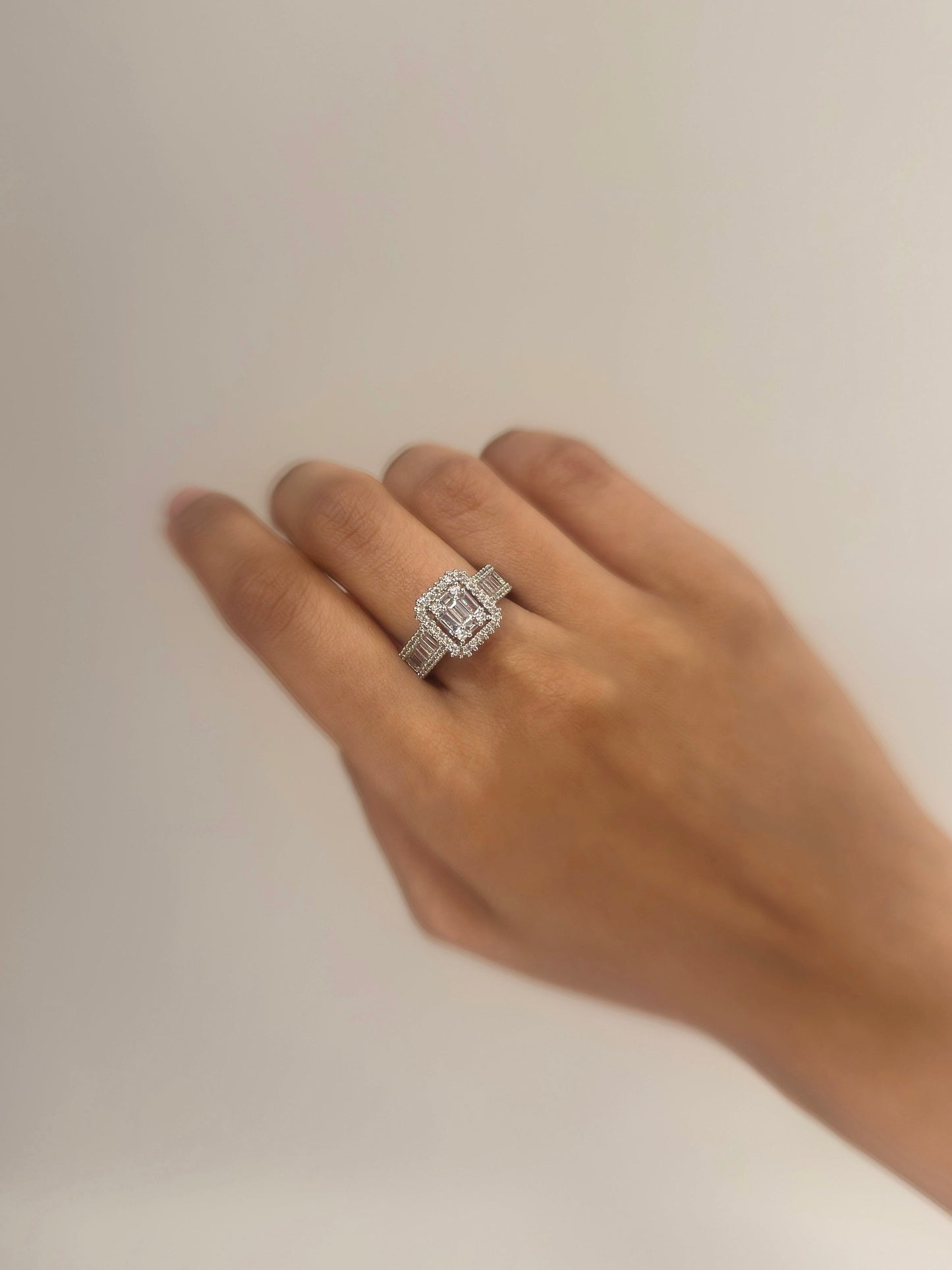 Vera Diamond Adjustable Ring