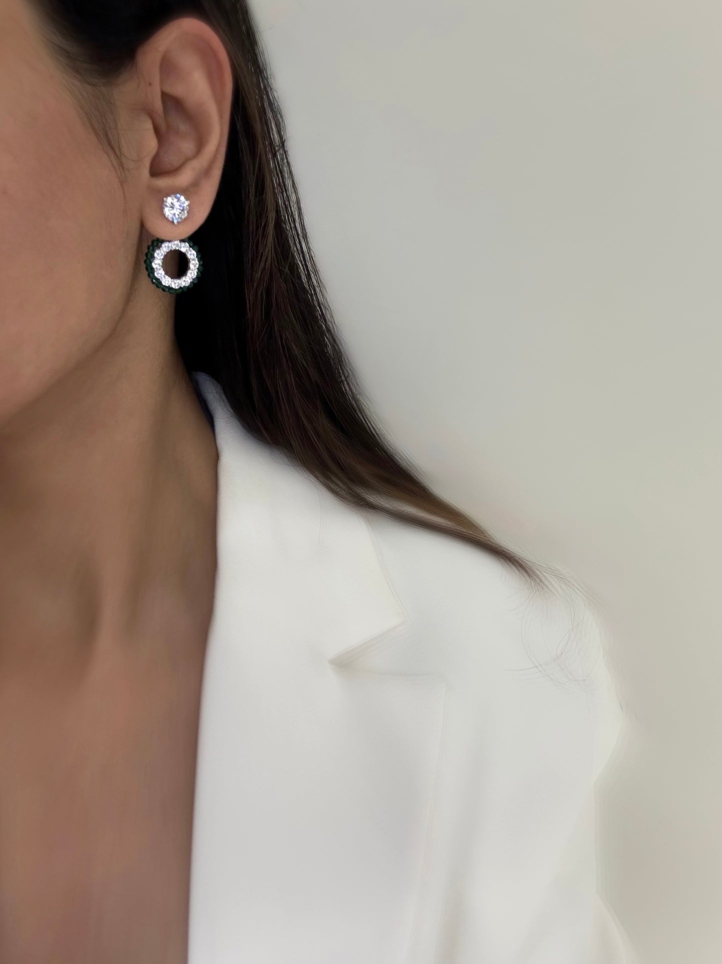 Zeesha Detachable Drop Earrings